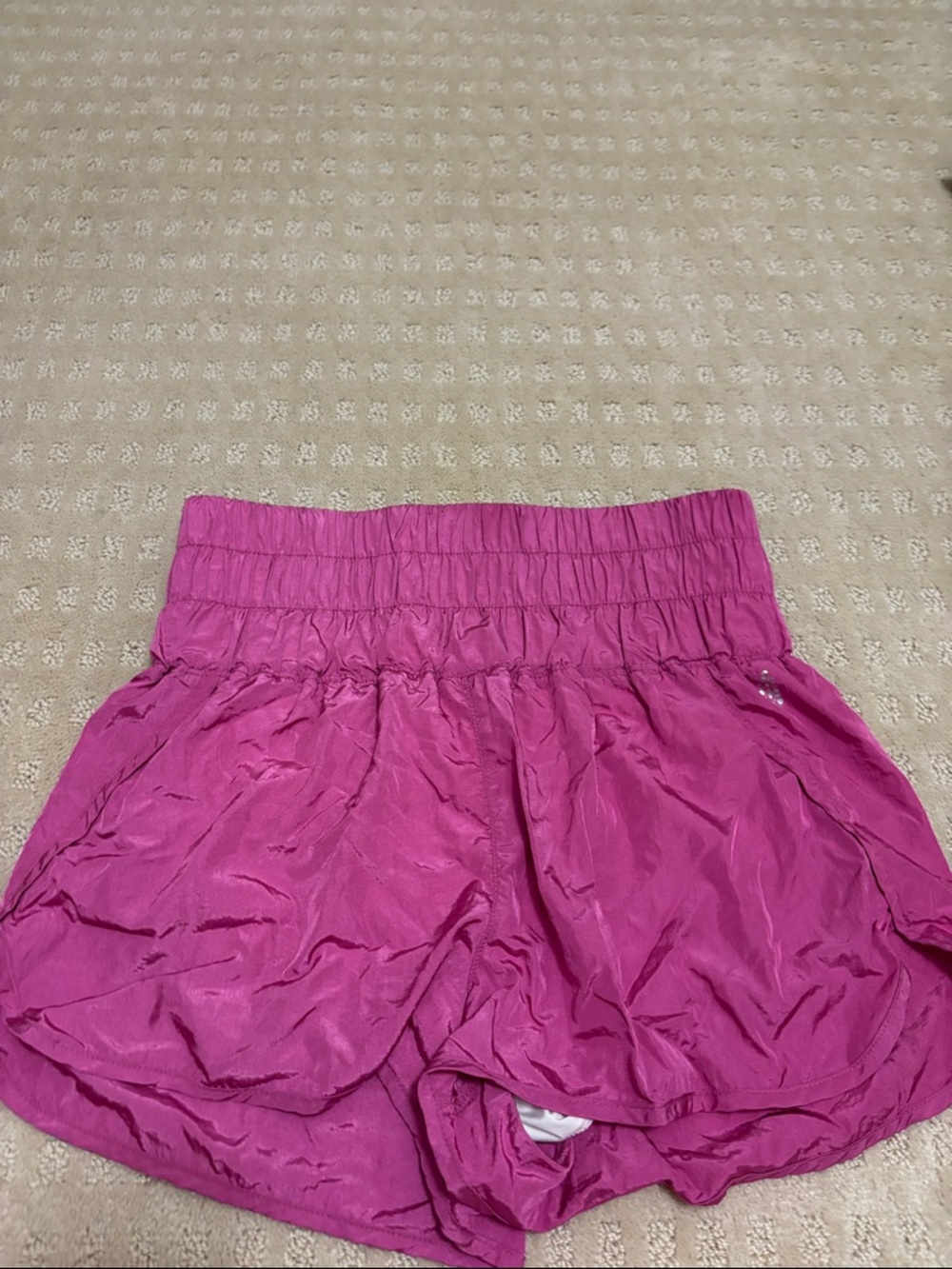 FP Movement by Free People Magenta Athletic Bubble Shorts